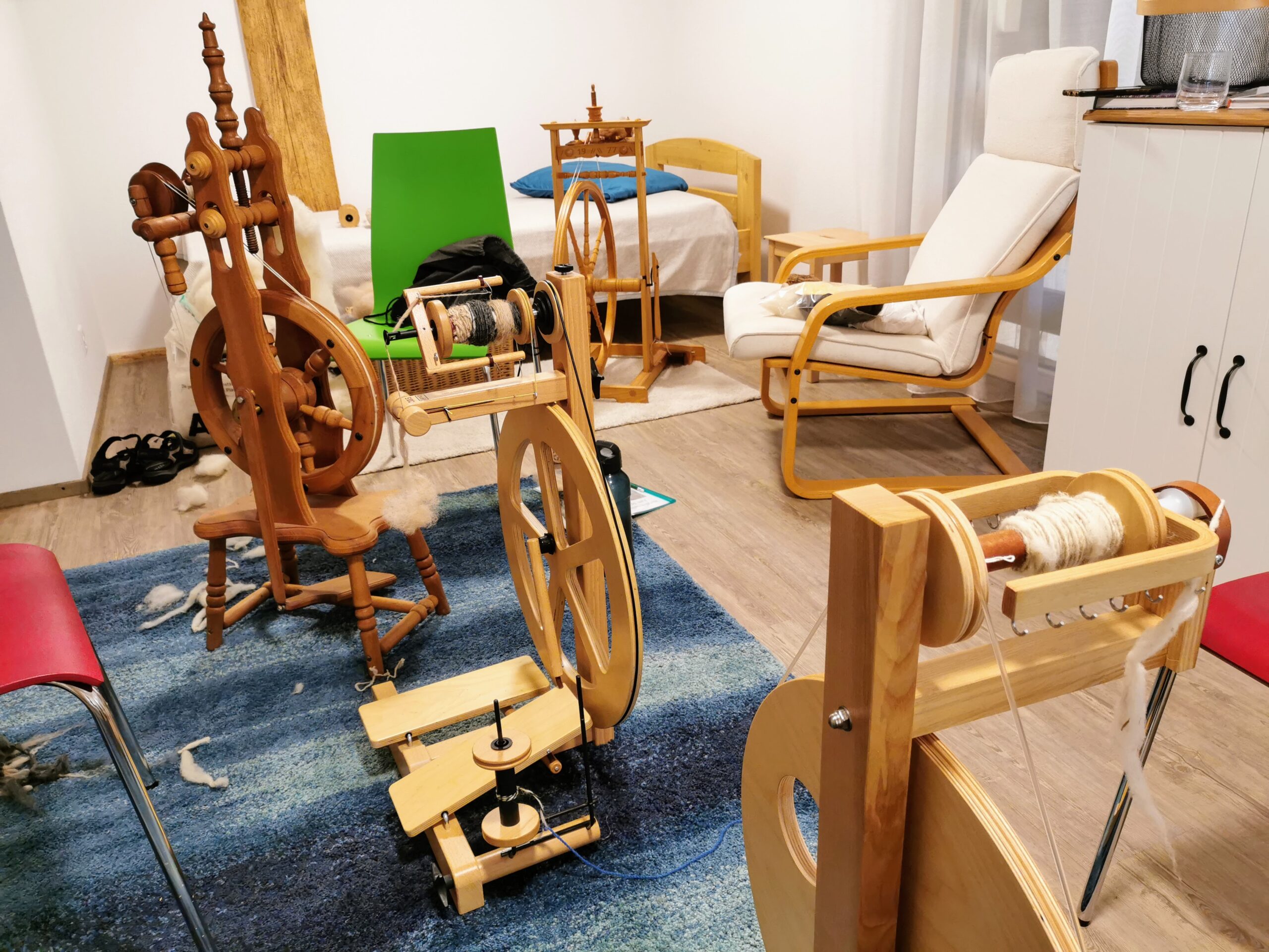 Der erste Spinnkurs